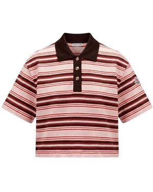 Moncler Short Sleeve Shirts - Rot