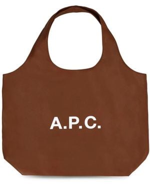 A.P.C. Ninon Tote Bag - Braun