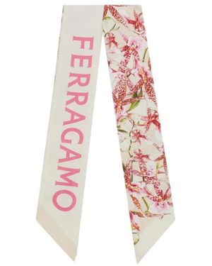 Ferragamo Silky Scarves - Pink