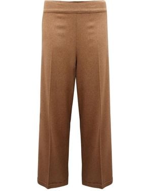 D.exterior Straight Trousers - Brown