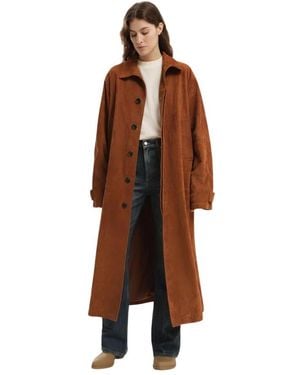 1989 STUDIO Single-Breasted Coats - Brown