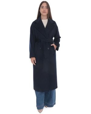 Pennyblack Belted Coats - Blue