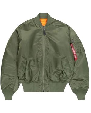Alpha Industries Stijlvolle Bomber & Flight Jassen Collectie - Groen