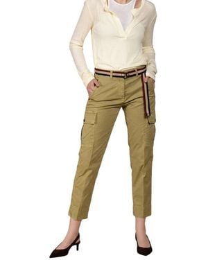 Mason's Cropped Trousers - Natural