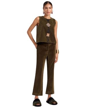 La DoubleJ Wide Trousers - Bruin