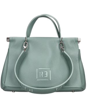 Rebelle Ledertasche Mit 2 Fächern - Blau