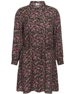 Kaffe Shirt Dresses - Marron