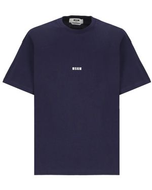 MSGM T-Shirts - Azul