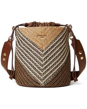 Twinset Bucket Bags - Marron
