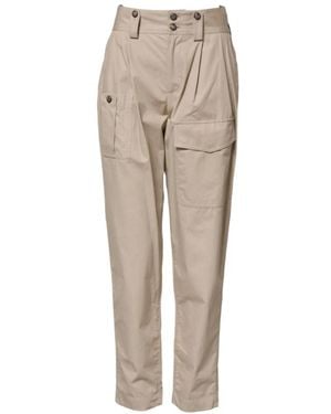 Dolce & Gabbana Slim-Fit Trousers - Natural