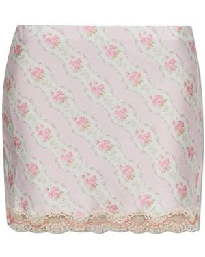LoveShackFancy Short Skirts - Rose