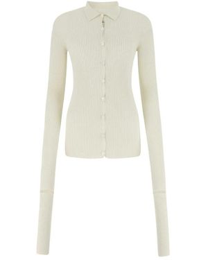 Quira Baumwollmischung cardigan - Weiß