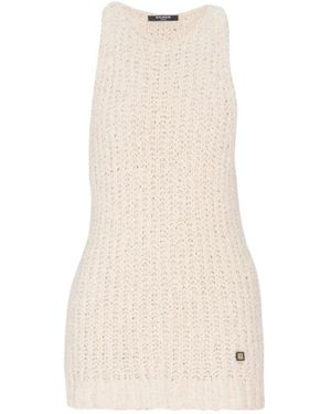Balmain Long Knitwear - Neutro