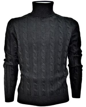 Cashmere Company Turtlenecks - Black
