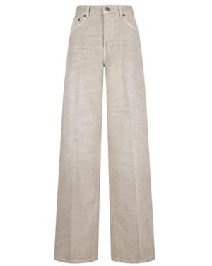 Haikure Wide Trousers - Natural