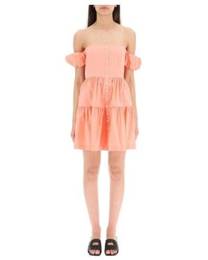 STAUD St1231Pa-P Baumwoll-Freizeitkleid - Pink