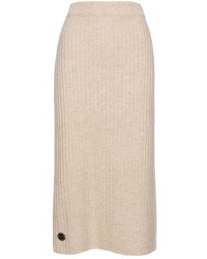 Hèst Midi Skirts - Natural