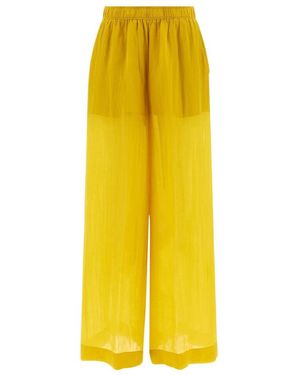 Nude Wide Trousers - Amarillo