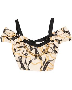 Elisabetta Franchi Blouses - Metallic