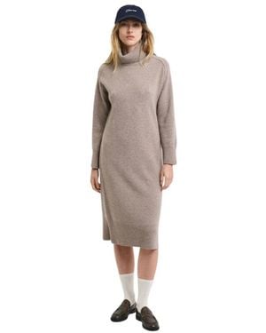 GANT Knitted Dresses - Grey