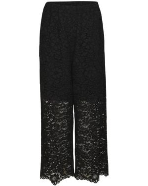 Simonetta Ravizza Wide Trousers - Black