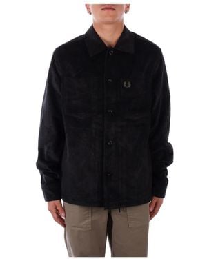 Fred Perry Light Jackets - Black