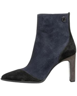 Floris Van Bommel Schoenen ,Blauw ,Suède Maysi Enkellaarsjes