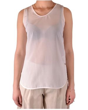 Woolrich Sleeveless Tops - Purple