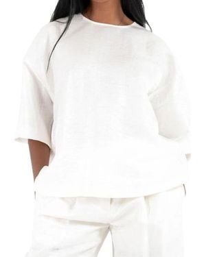 BOSS Oversized Tops - Blanco