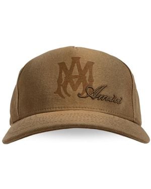 Amiri Accessoires ,Bruin ,Katoen Branded Baseball Cap - Groen