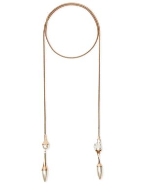 Weekend by Maxmara Accessoires ,Geel ,Long Cravat Necklace Wkabevanda - Metallic