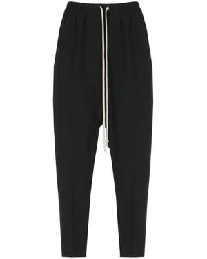 Rick Owens Cropped Trousers - Negro