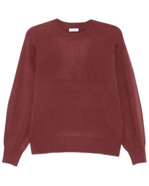 Brunello Cucinelli Kaschmirpullover Mit Rundhalsausschnitt - Rot