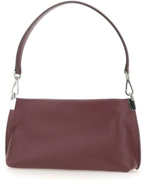 Gianni Chiarini Tassen ,Rood ,Leer Fanny Schoudertas - Paars