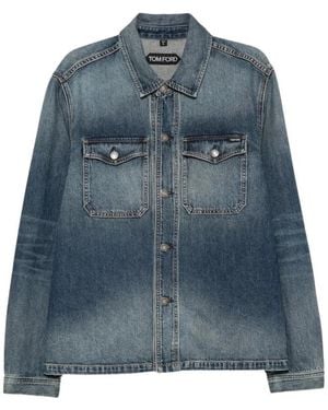 Tom Ford Denimjacke - Blau