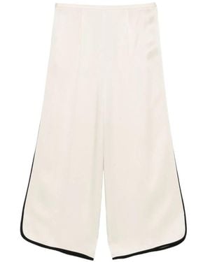 forte_forte Wide Trousers - Natural