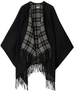 Burberry Stylische jacken für männer und frauen - Schwarz