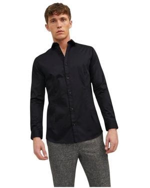Jack & Jones Lange Mouwen Shirt - Zwart