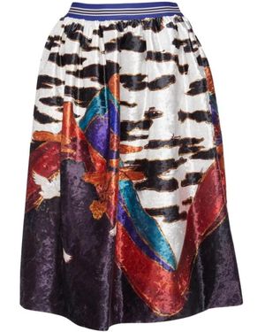 Stella Jean Midi Skirts - Rood