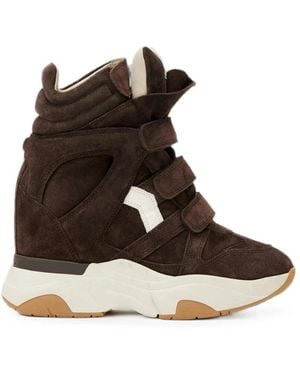 Isabel Marant Schoenen ,Bruin ,Suède Sneakers
