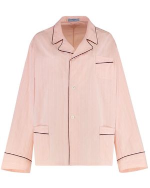 Prada Katoenen Shirt - Roze