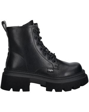 Buffalo Lace-Up Boots - Nero