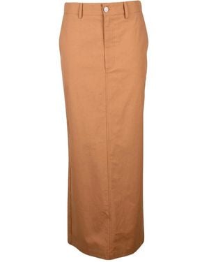 Erika Cavallini Semi Couture Maxi Skirts - Marrone