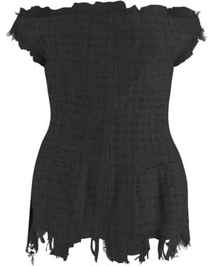MATIERES FECALES Sleeveless Tops - Nero