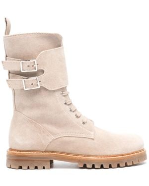 Kiton Lace-Up Boots - Neutro