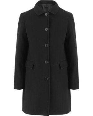 F.it Single-Breasted Coats - Black