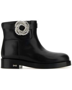 Mach & Mach Ankle Boots - Nero