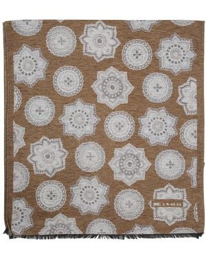Kiton Winter Scarves - Metálico