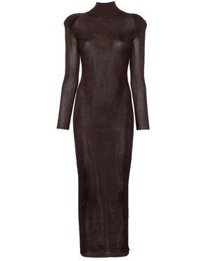 Self-Portrait Dresses - Brown