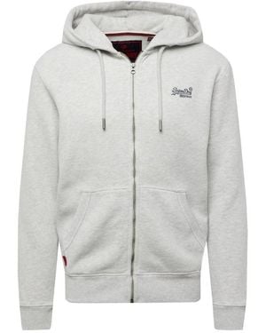 Superdry Zip-Throughs - Grey
